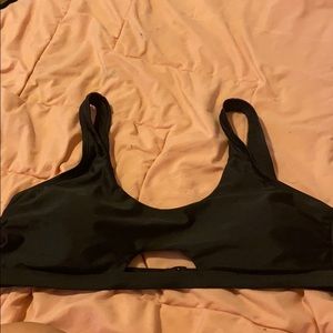 Black swimsuit top